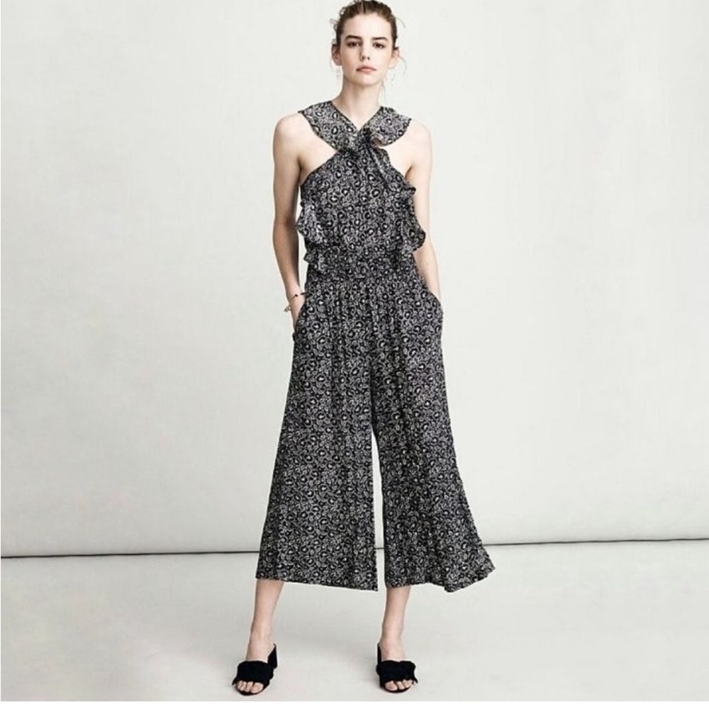 Rebecca Taylor Sweet Briar Silk Jumpsuit Size 0